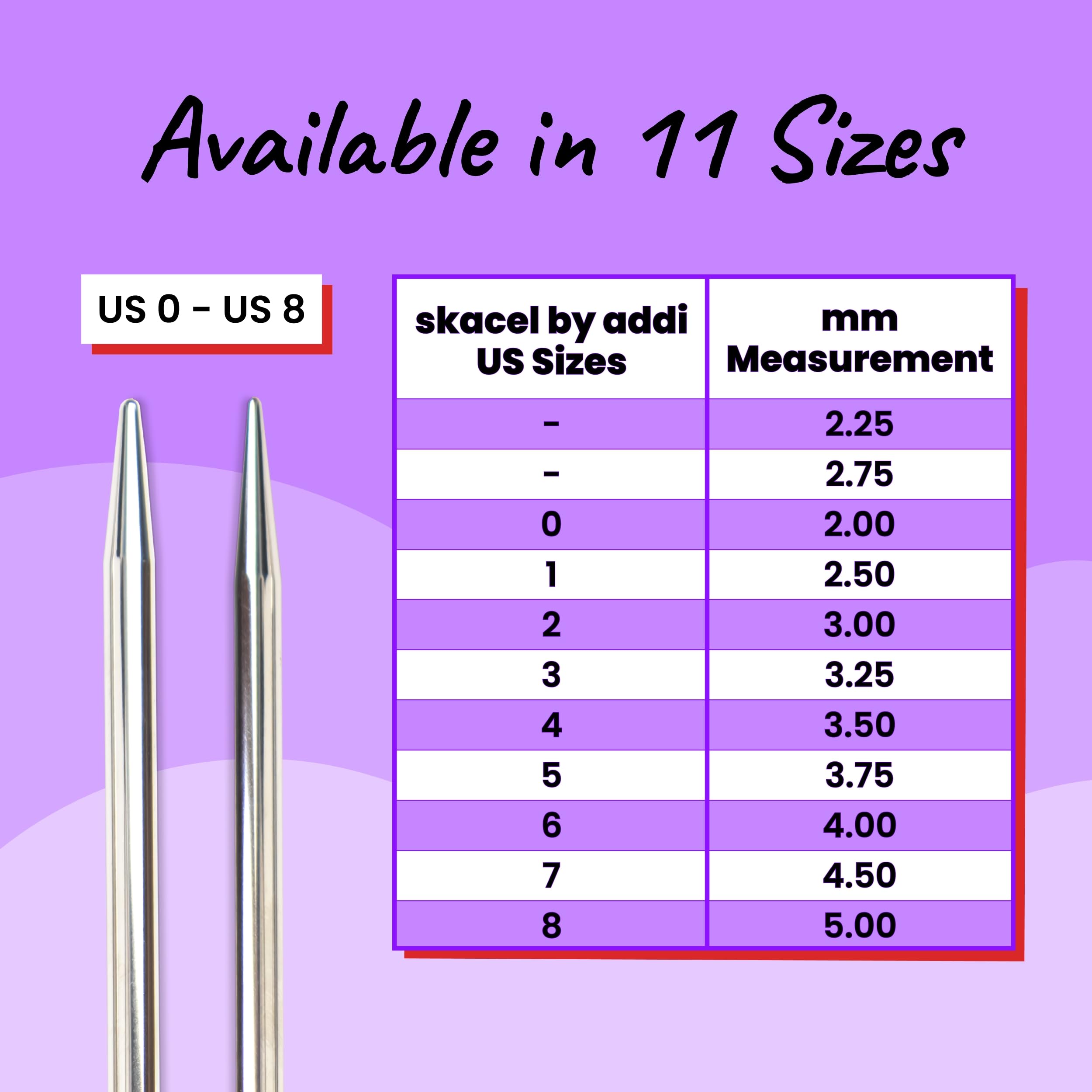 Amazon.com: skacel by addi Flexiflips Basic Double Pointed